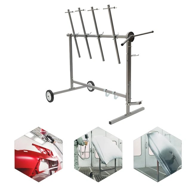 AUTO BODY PAINT Stand Painting Rack Holder Tool Car Door Hood Fender