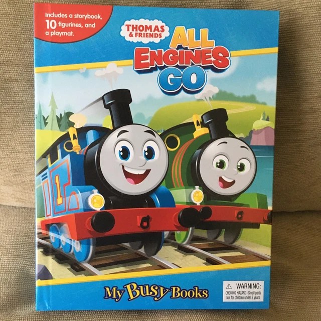 THOMAS AND FRIENDS All Engines Go Busy Book By Phidal Publishing. Brand