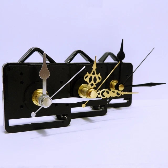 QUARTZ CLOCK MOVEMENT sweep mechanism (non ticking) with hands. £2.99