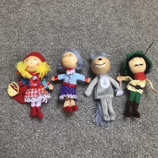 FIESTA CRAFTS FINGER Puppets Red Riding Hood £10.00 PicClick UK
