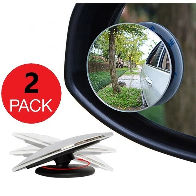 2X BLIND SPOT Mirror Rear Side View Towing Car Van Motorcycle Adjust