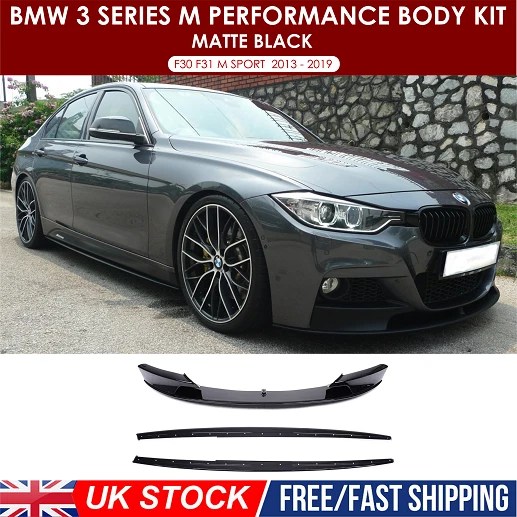 BMW 3 SERIES F30 M Performance Body Kit Front Splitter Lip Side Skirts