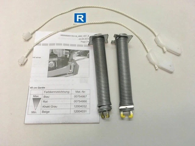 BOSCH DISHWASHER DOOR Spring Cable Cord Rope Kit SMU53E05AU SMU53E05AU