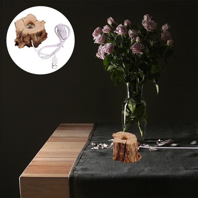 SET OF 4 Night Light Base LED Lighted Stand for Crystal Glass £88.38