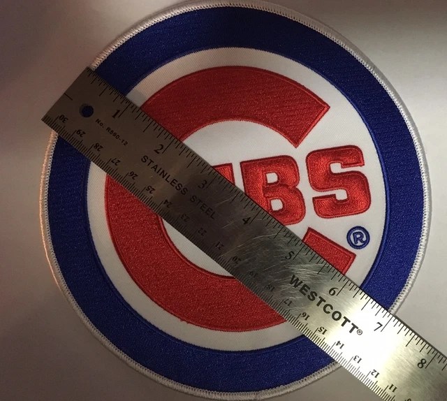 CUBS PATCH CHICAGO Cubs patch Cubbies jersey patch 7 inch diameter iron
