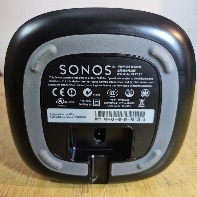 SONOS PLAY1 + Bridge Compact Wireless Smart Speaker Home Cinema