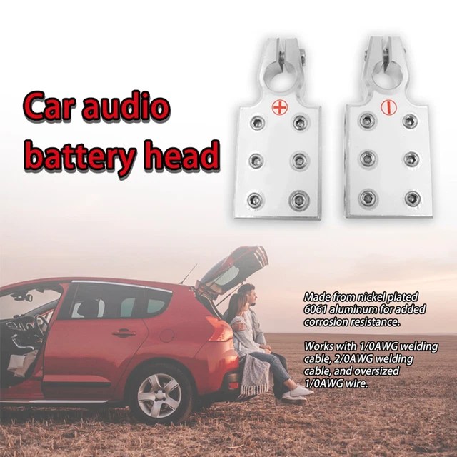 CAR BATTERY TERMINAL Connector Audio Modification Silver for Northstar