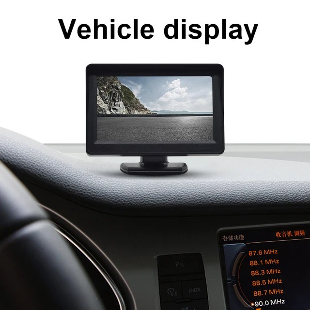 CAR MONITOR DISPLAY 4.3inch Reverse Camera Dash Monitor (Without Camera
