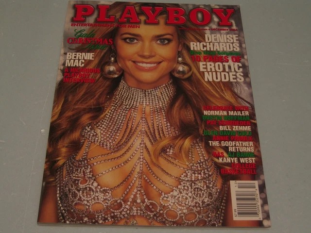 PLAYBOY MAGAZINE BACK Issue December 2004 - Featuring Denise Richards