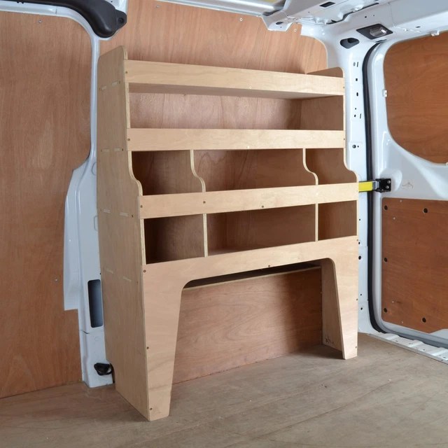 TRANSIT CUSTOM VAN Racking Ply Shelving SWB LWB 13 to 23 either side of
