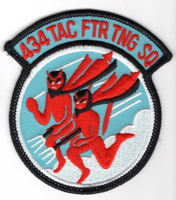 OLD USAF PATCH 4th Fighter Squadron 388th FW Hill AFB