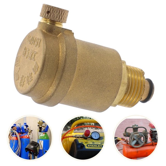 BRASS AUTOMATIC PRESSURE Relief Deflation Valve Radiator Air Vent Hot