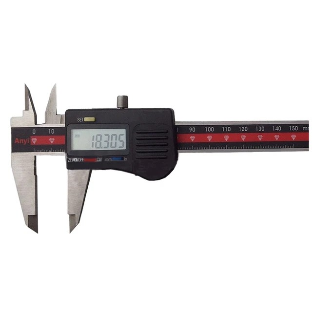 DIGITAL MEASURING WIDE Jaw Cable Vernier Wire Rope Calipers Tool 0