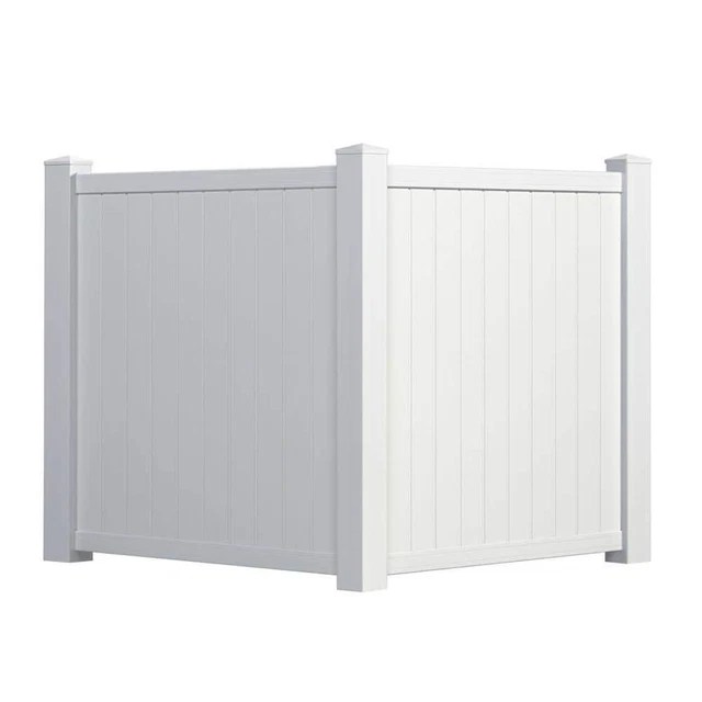 OUTDOOR ESSENTIALS CORNER Privacy Fence Panel Kit LowMaintenance Viny