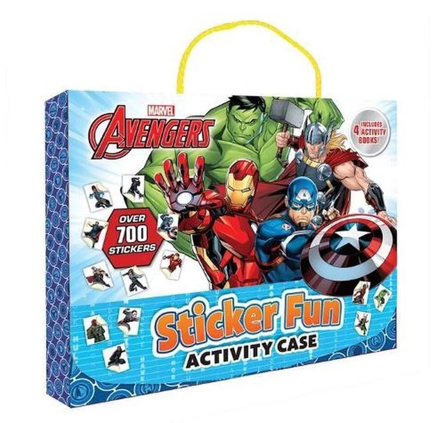 AVENGERS STICKER FUN Activity Case (Marvel) Sticker Activity Case