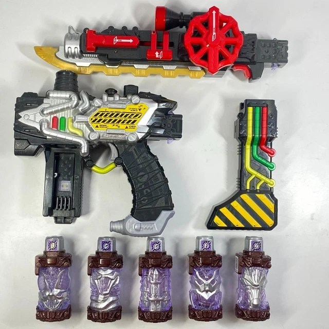 KAMEN RIDER BUILD DX Transteam Gun Steam Blade Lost Full Bottle BANDAI