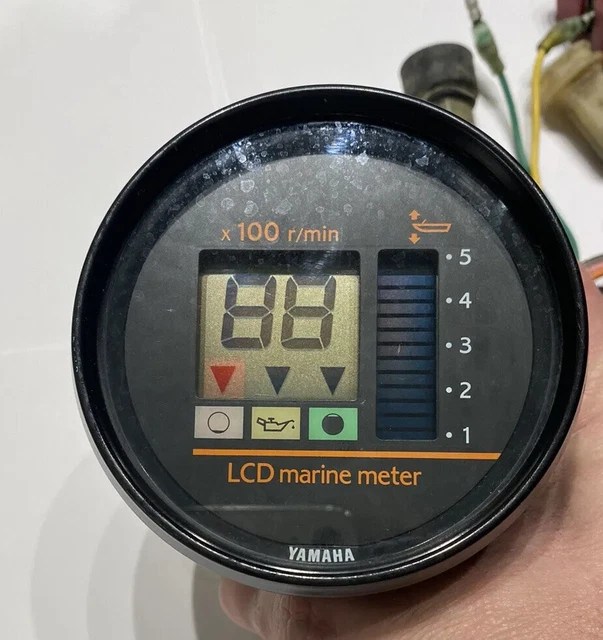 YAMAHA OUTBOARD BOAT Multifunction Tachometer RPM Digital Tach Gauge