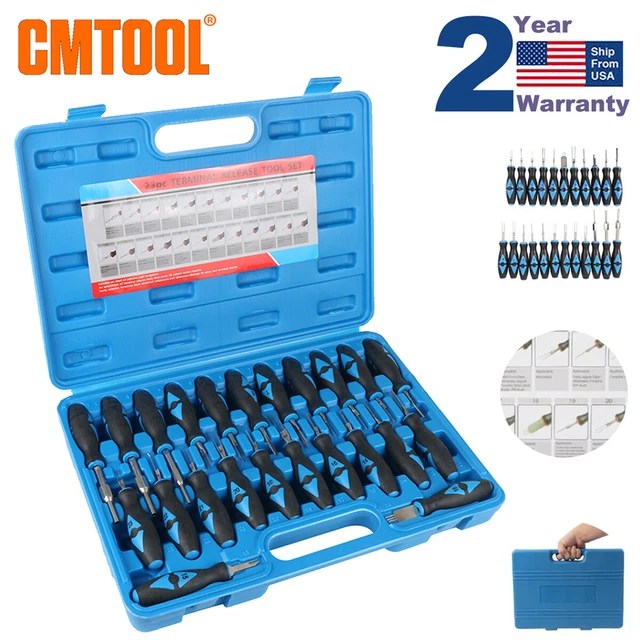 23PCS TERMINAL RELEASE Tool Wire Terminal Electrical Connector Pin