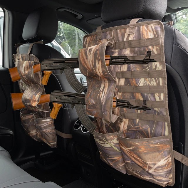 SEAT BACK GUN Sling Rack Rifle Shotgun Storage for Vehicle Cars SUV