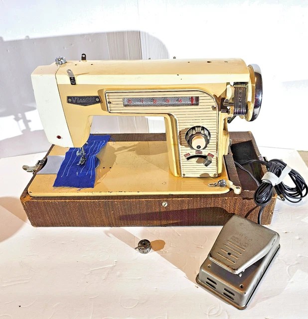 VERY RARE VISETTI Model 808 Sewing Machine With Case Vintage Sn3283 £66