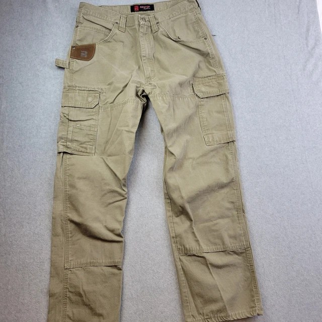 WRANGLER RIGGS WORKWEAR Ripstop Ranger Cargo Pants Mens Size 34 X 36
