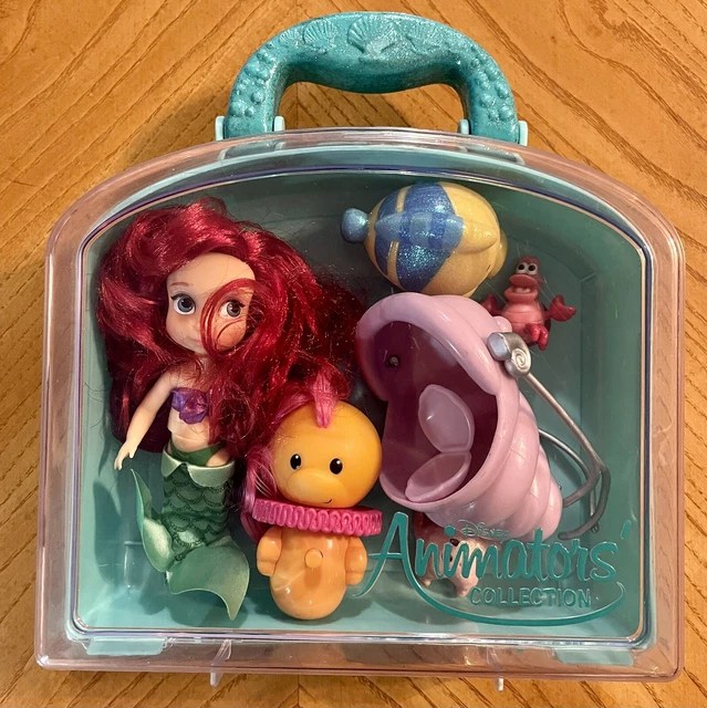 DISNEY ARIEL LITTLE Mermaid Animators Collection Mini Doll Set £4.00