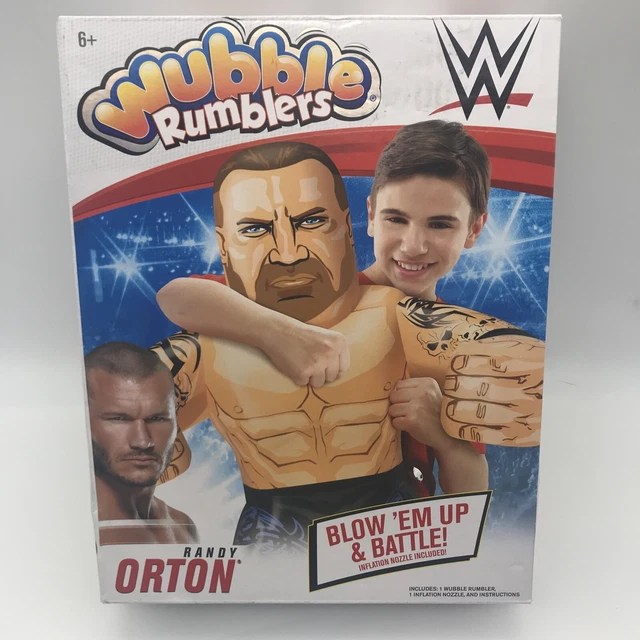 WUBBLE RUMBLERS WWE Randy Orton Wrestling Inflatable Figure Blow 'Em Up