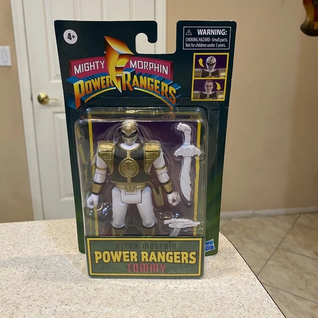 HASBRO POWER RANGERS Retro Morphin White Ranger Tommy Action Figure
