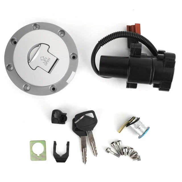 IGNITION SWITCH LOCK &Fuel Gas Cap Key Set Fit Honda CBR 600 1000 RR 08