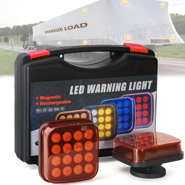 WIRELESS LED REAR Tail Lights Battery Operated USB Tow Towing