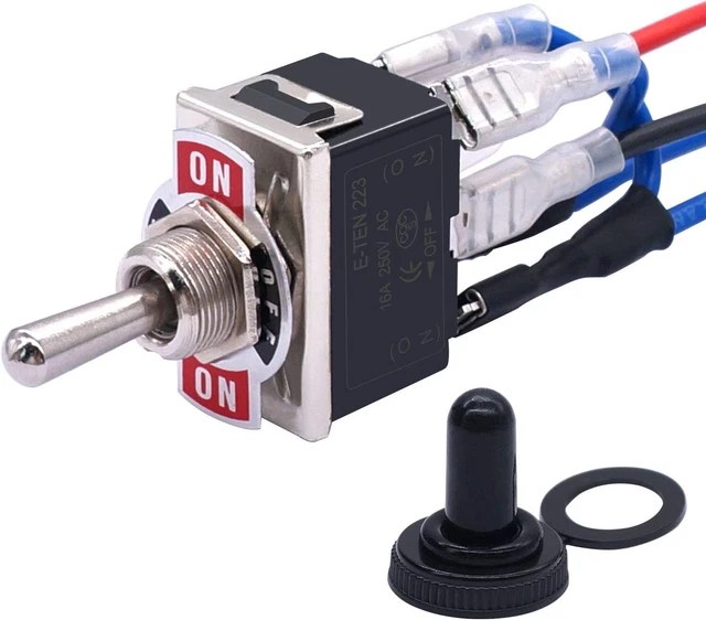 MOMENTARY MOTOR POLARITY Reverse Toggle Switch 6 Pin (ON)Off(ON