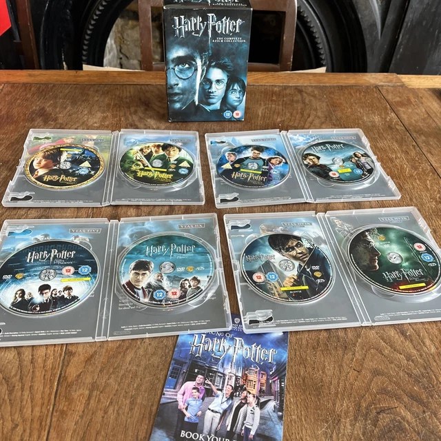 HARRY POTTER The Complete, 8Film Collection, DVD Box Set In Vgc £7.