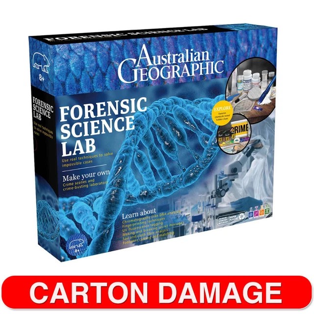 AUSTRALIAN GEOGRAPHIC ACTIVITY Forensic Science Lab Kit Kids 8+ Educational Toy 60.00 PicClick AU