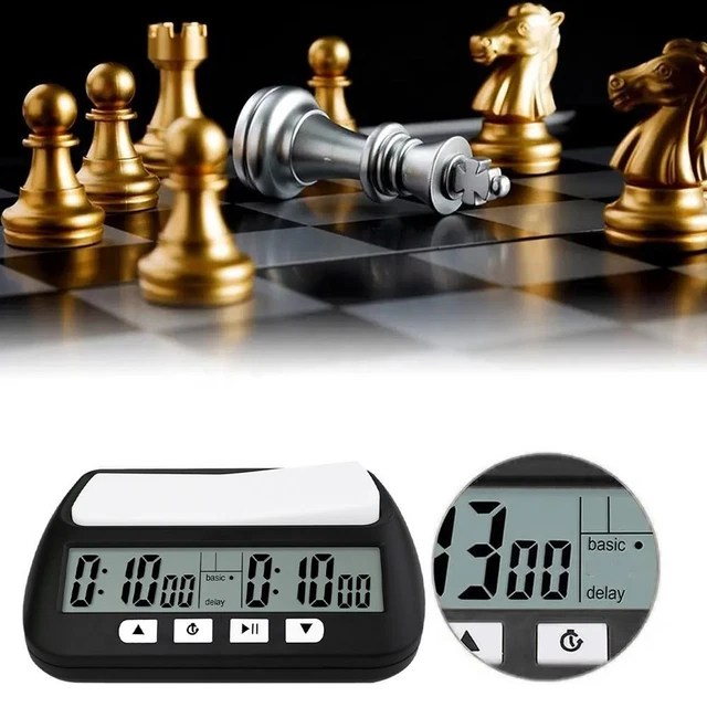 CHESS ARMORY DIGITAL Chess Clock Portable Timer with W Time