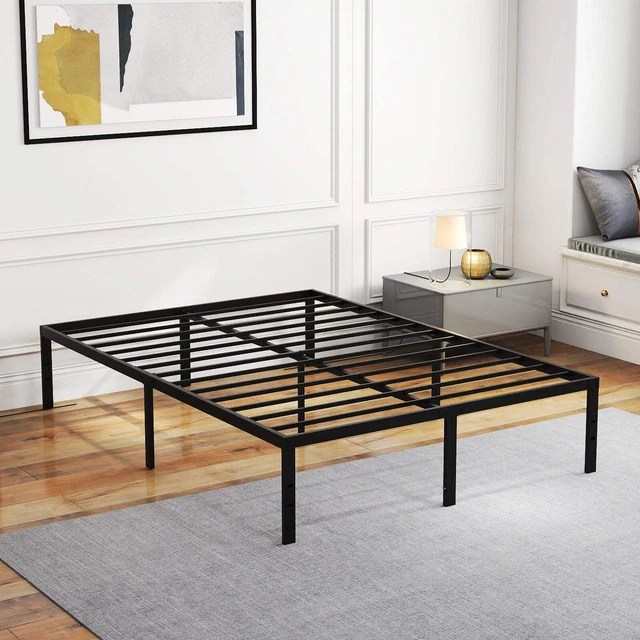 DOUBLE SIZE HEAVY Duty Metal Platform Bed Frame £77.07 PicClick UK