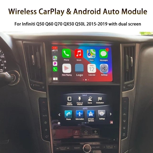 APPLE CARPLAY ANDROID Auto Decoder For Infiniti Q50 Q60 Q70 QX50 Q50L
