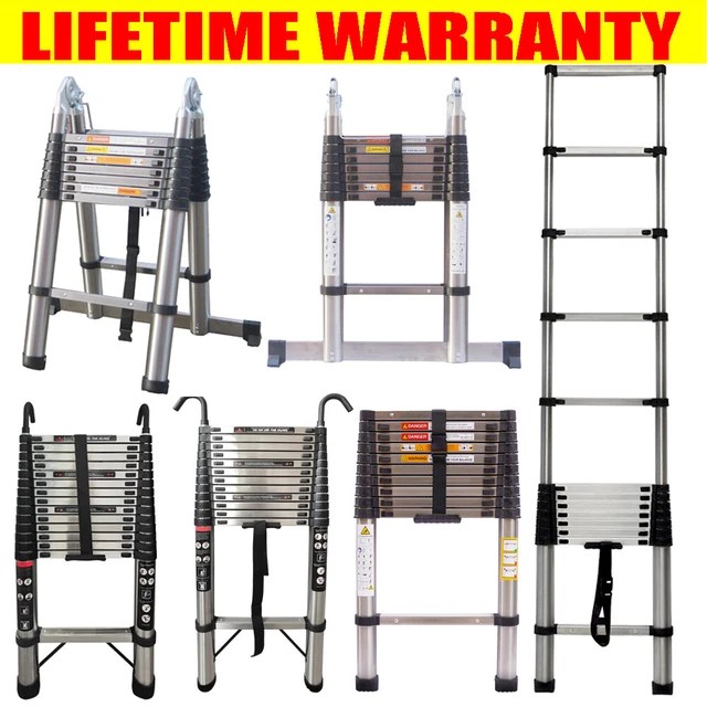 Telescopic Loft Ladder Extendable Collapsible Step Ladders FOR SALE