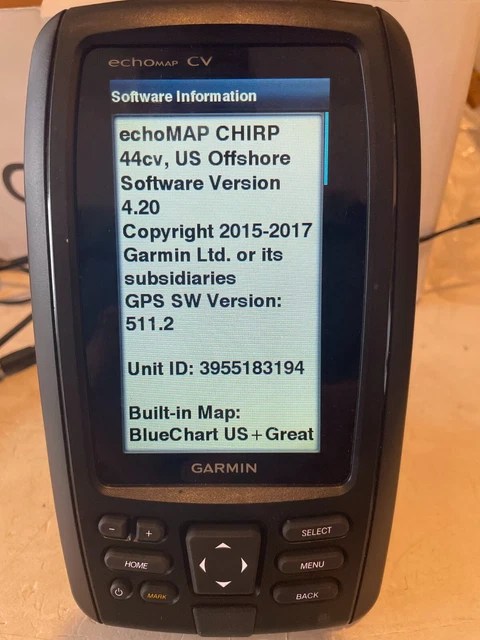 GARMIN ECHOMAP PLUS 44CV Chartplotter only (no transducer) $50.01