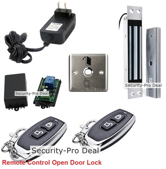 DIY DOOR ACCESS Control System+Inset Lock+2 Wireless Remote