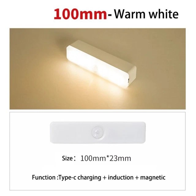 LED MOTION SENSOR Light Wireless Detector Light Adjustable Night Light