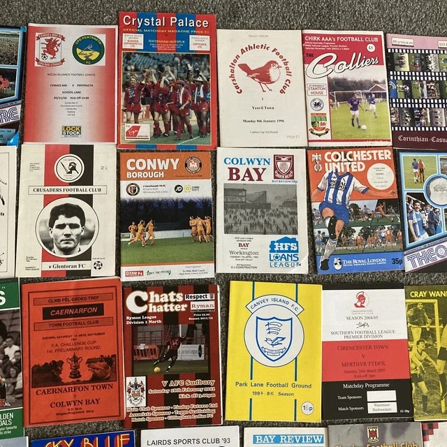 45 FOOTBALL PROGRAMMES Home Team Beginning With C £6.99 PicClick UK