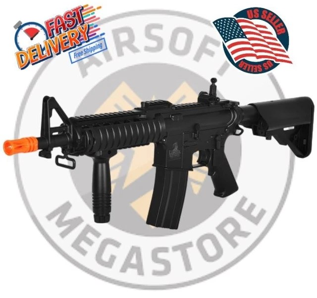 LANCER TACTICAL M4 RAS CQBR Airsoft AEG Rifle High Fps US Seller Fast