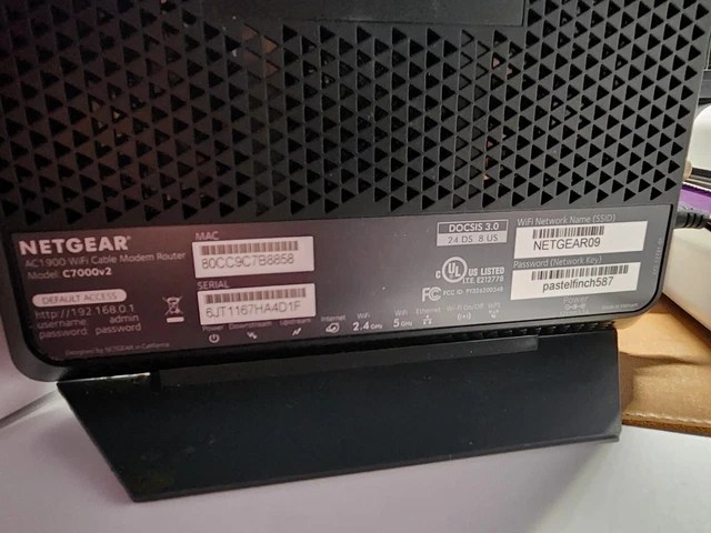 NETGEAR NIGHTHAWK C7000V2 AC1900 Wireless-Wi-Fi Router and Cable Modem