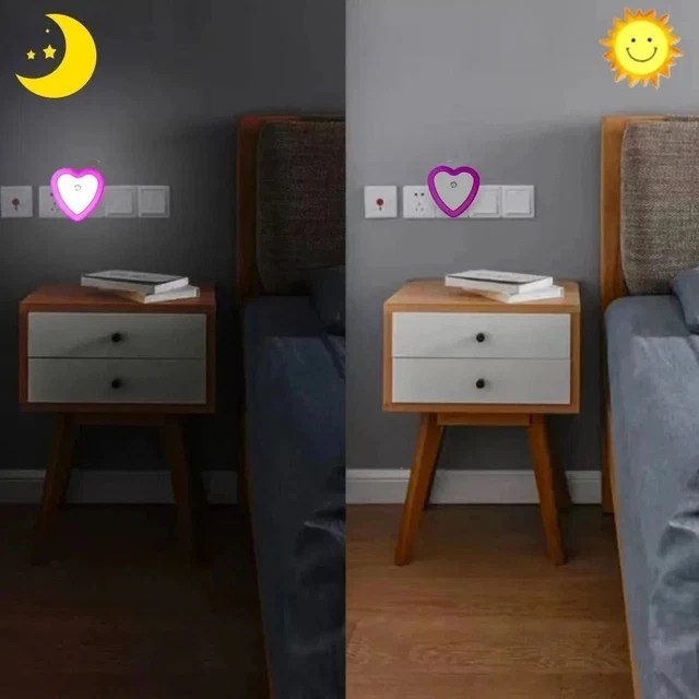 SMART LED BEDSIDE Socket Lamp EU/US Plug Atmosphere Lamp Children