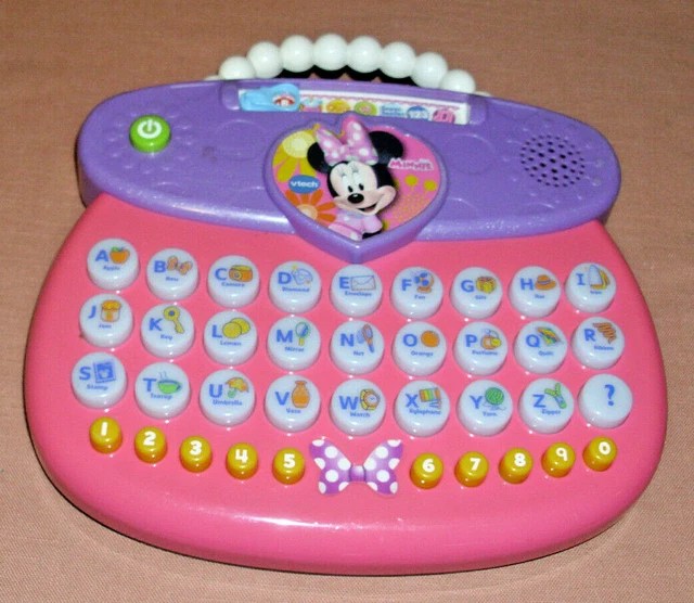VTECH MINNIE MOUSE Purse Computer Learning Laptop Educational ABCs Toy Disney 19.99 PicClick