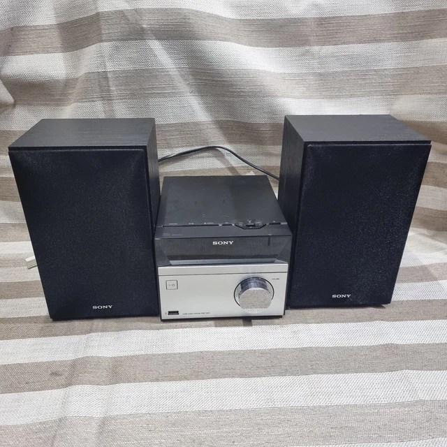 SONY CMTS20 MICRO Mini HiFi Home Audio System Aux Lettore CD Radio FM