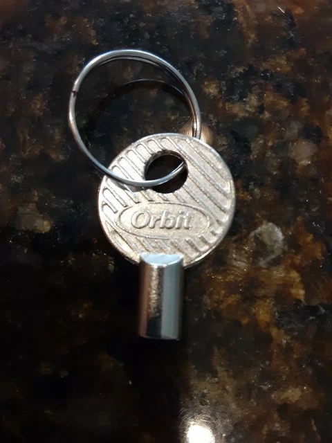 ORBIT SPRINKLER TIMER Replacment Lock Key For Model 57894 57896 57899