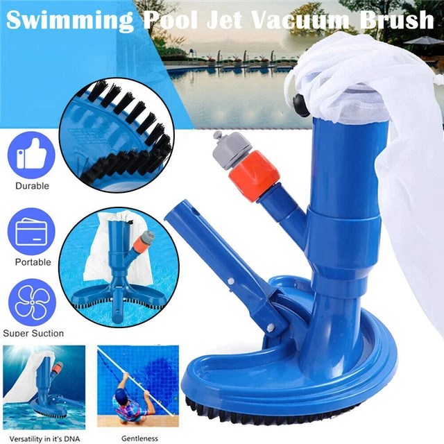 POOL CLEANER VACUUM Paddling Pool Cleaning Kit Pool Vacuum Cleaner Brush Head UK £11.89