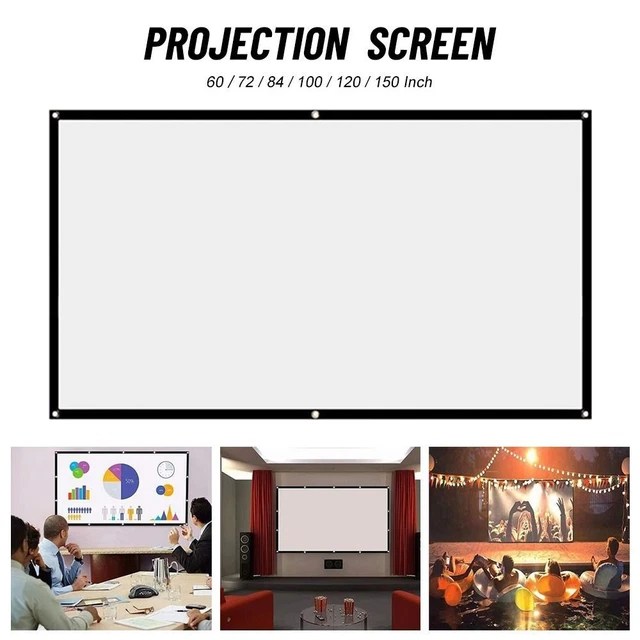 OUTDOOR PROJECTOR CURTAINS Antilight Screen Projection Screen Simple