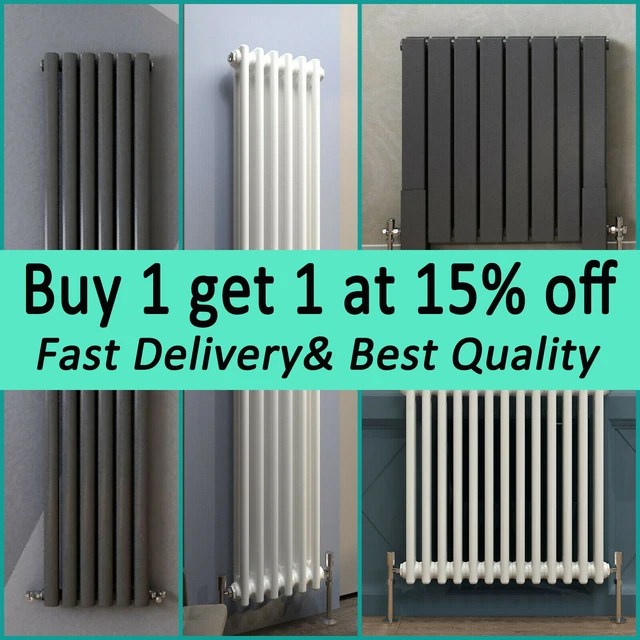 VERTICAL HORIZONTAL CENTRAL Heating Radiator Traditional Oval Column
